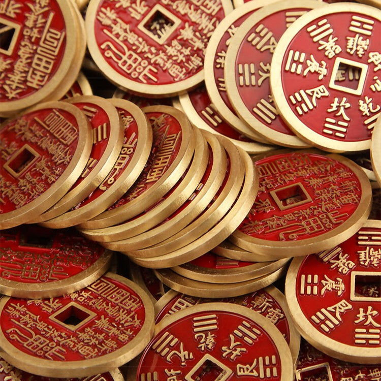東方哲學道家文化古風转运銅錢吊墜山神的饋贈(山鬼花錢/山神的金币)