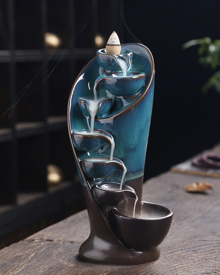 Aesthetic creative aromatherapy stove ceramic aromatherapy waterfall aromatherapy stove oriental aesthetic creative aromatherapy stove natural fragrance home decoration room decoration