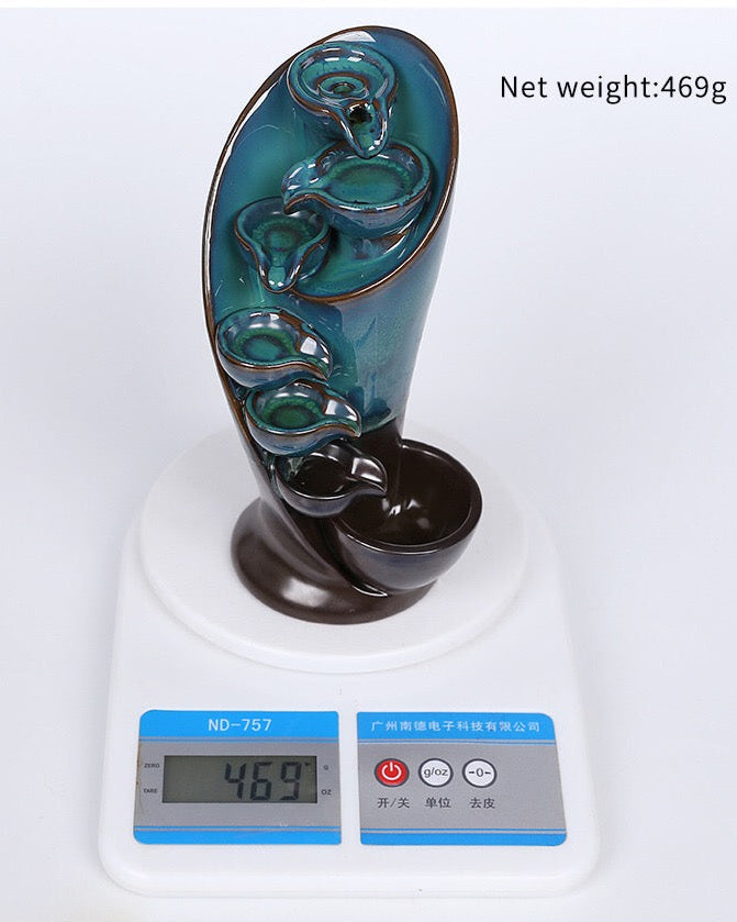 Aesthetic creative aromatherapy stove ceramic aromatherapy waterfall aromatherapy stove oriental aesthetic creative aromatherapy stove natural fragrance home decoration room decoration