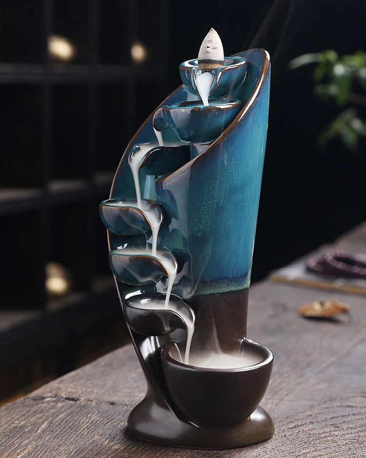 Aesthetic creative aromatherapy stove ceramic aromatherapy waterfall aromatherapy stove oriental aesthetic creative aromatherapy stove natural fragrance home decoration room decoration