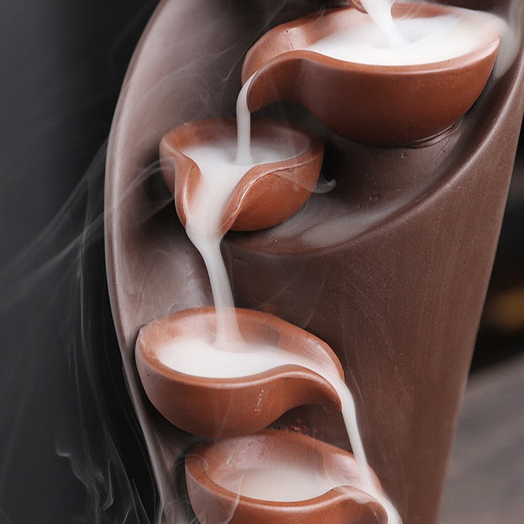Aesthetic creative aromatherapy stove ceramic aromatherapy waterfall aromatherapy stove oriental aesthetic creative aromatherapy stove natural fragrance home decoration room decoration
