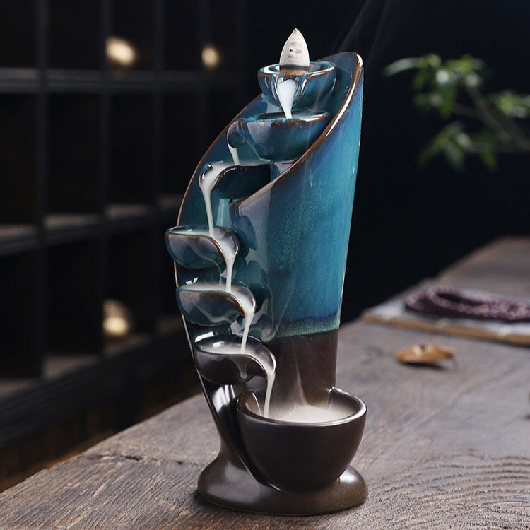 Aesthetic creative aromatherapy stove ceramic aromatherapy waterfall aromatherapy stove oriental aesthetic creative aromatherapy stove natural fragrance home decoration room decoration
