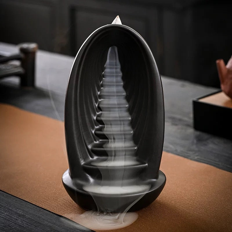 Zen Natural Backflow Aromatherapy Stove - Home Decoration Ethereal Natural Aromatherapy Creates a Comfortable Home Atmosphere Enhances Home Aesthetics Taoist Theme