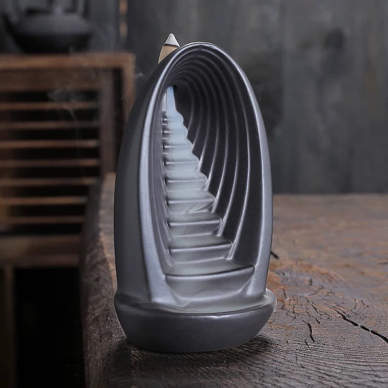 Zen Natural Backflow Aromatherapy Stove - Home Decoration Ethereal Natural Aromatherapy Creates a Comfortable Home Atmosphere Enhances Home Aesthetics Taoist Theme