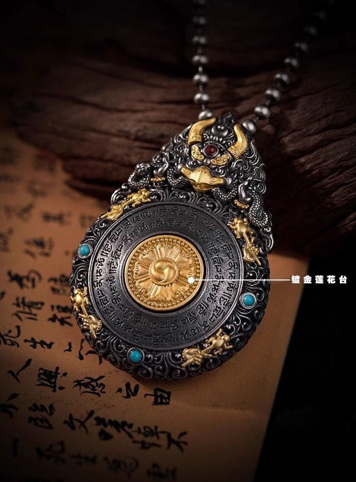 Natural agarwood Taoist mountain ghost Money pendant Fashion accessory selection pendant with unique Chinese style