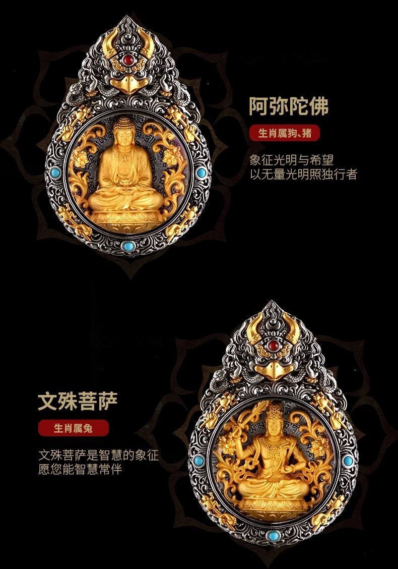 Natural agarwood Taoist mountain ghost Money pendant Fashion accessory selection pendant with unique Chinese style