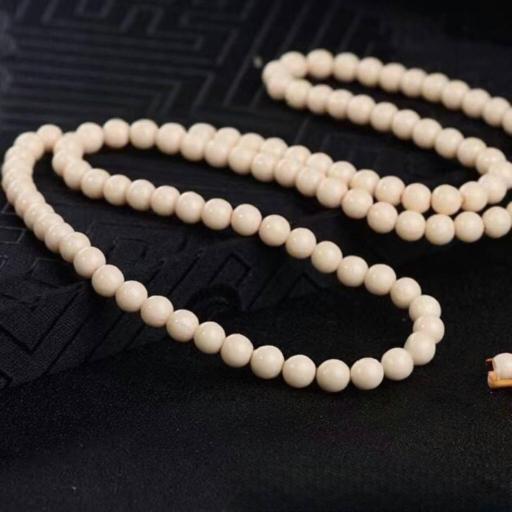 High-grade synthetic mammoth ivory rosary- a timeless craftsmanship for believers around the world