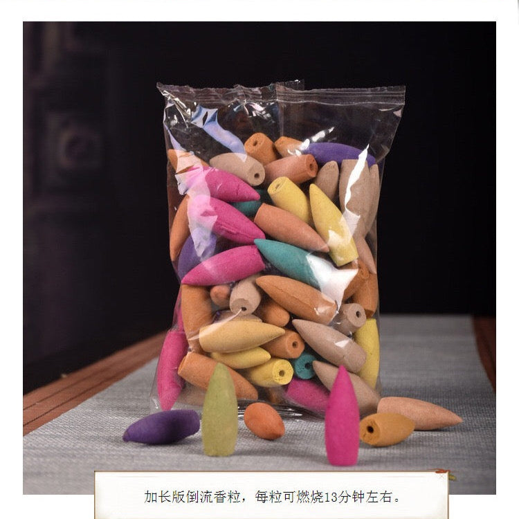 Backflow incense grains tower incense indoor aromatherapy incense supplies sandalwood agarwood and other flavors