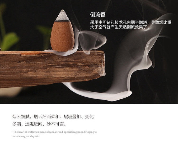 Backflow incense grains tower incense indoor aromatherapy incense supplies sandalwood agarwood and other flavors