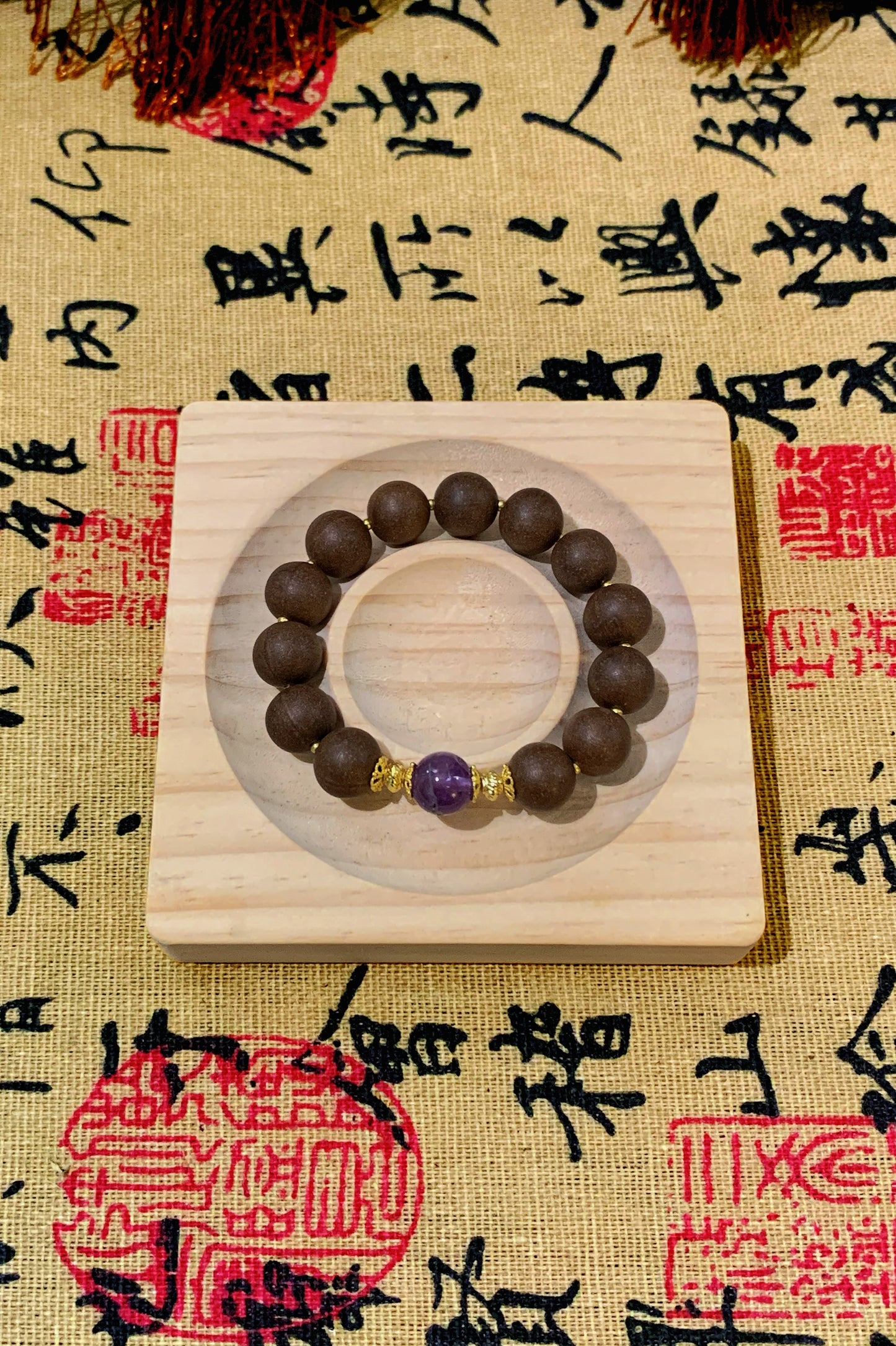 玫瑰解郁中药手串,合香珠手工制品,五年持久散发天然香味,舒适生活必备饰品